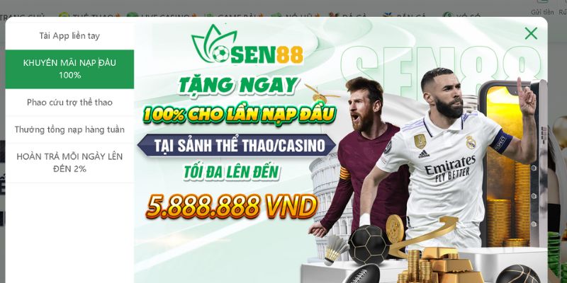 Các Chương Trình Khuyến Mãi Hấp Dẫn Nhất Tại SEN88
